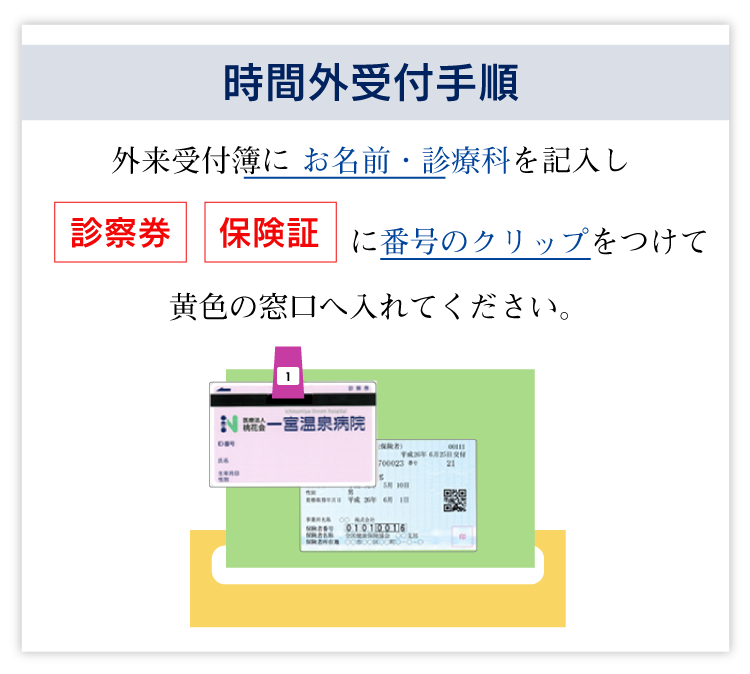 医療法人桃花会 一宮温泉病院 人工関節・スポーツ医学センター 早朝受付について